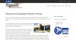 Desktop Screenshot of expediteprecision.com